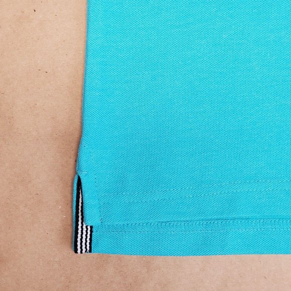 Crown and Ivy Polo Shirt Size Large Turquoise - Picture 4 of 6